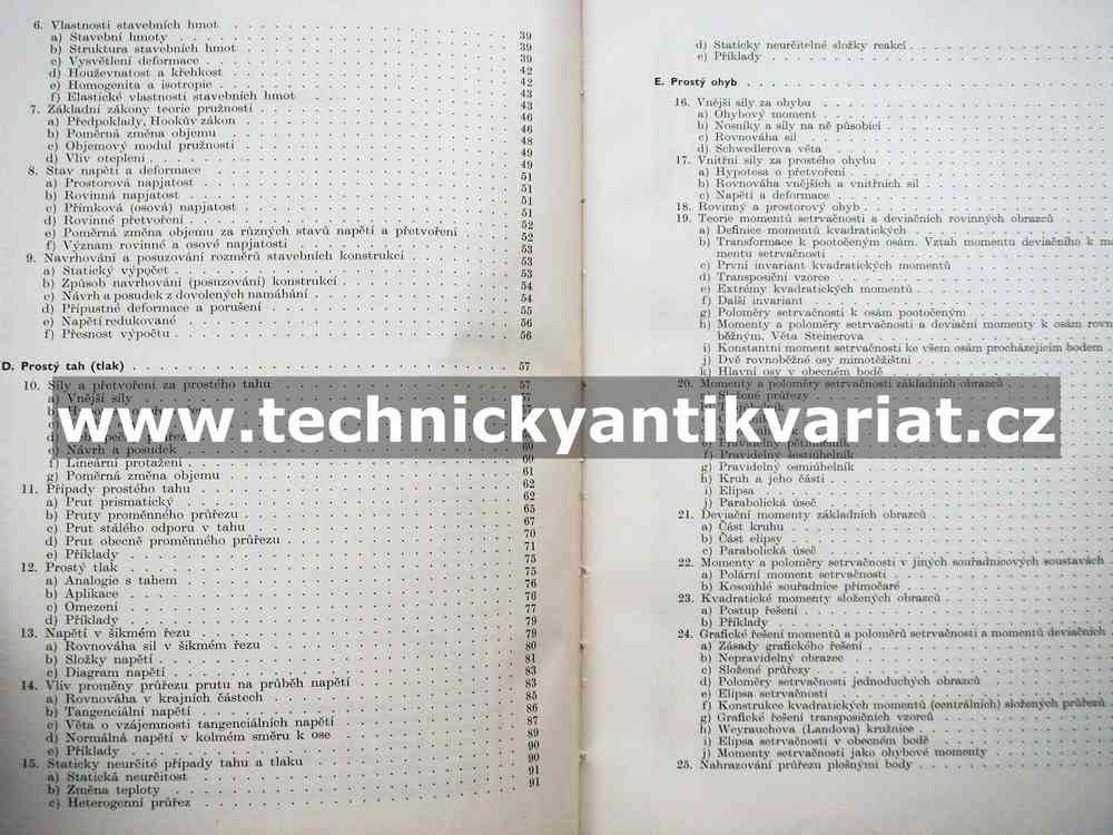 Nauka o pružnosti a pevnosti I. Technická pružnost - Jan Ducháček (1957)