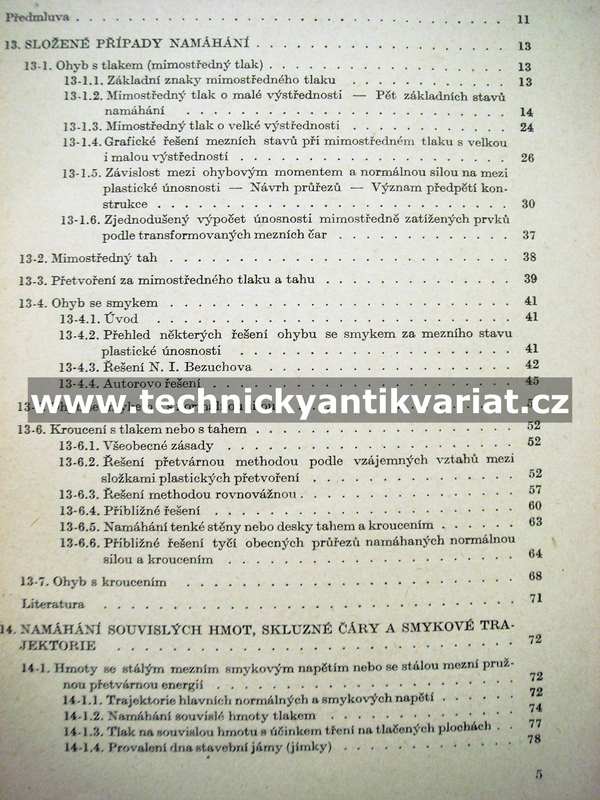 Theorie plasticity a mezních stavů stavebních konstrukcí II. - Zdeněk Sobotka (1955)