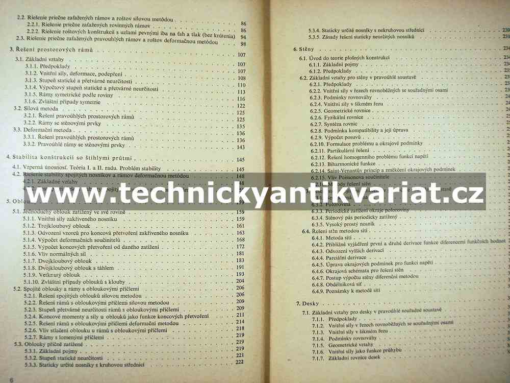 Stavební mechanika II A - Drahoňovský, Harvančík (1967)