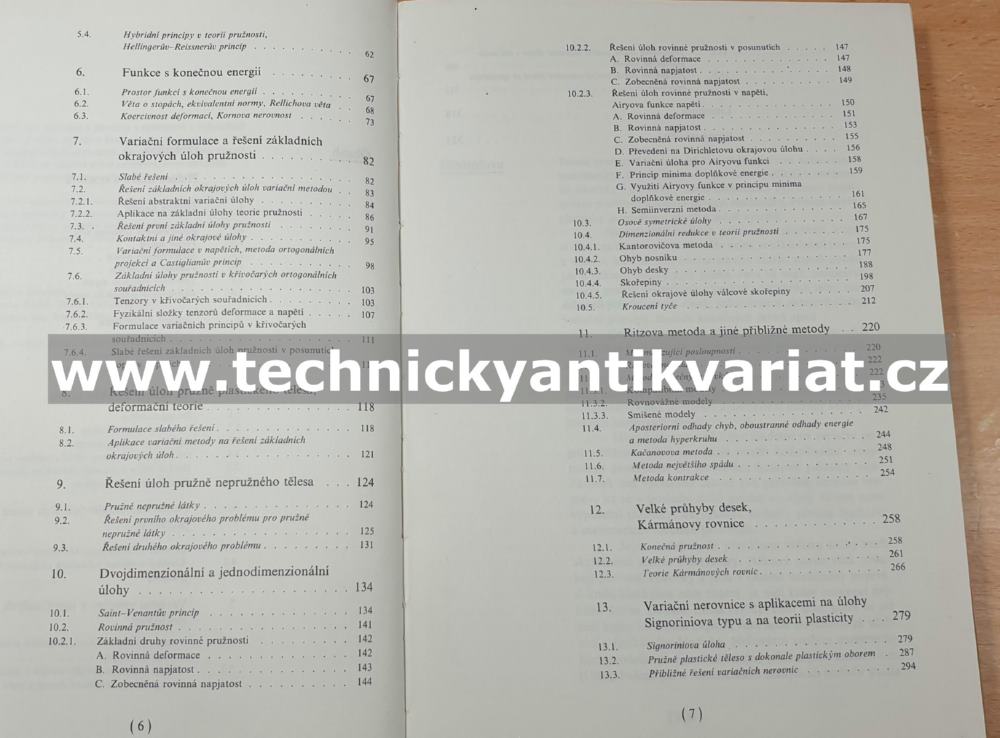 Úvod do matematické teorie pružných a pružně plastických těles - Nečas, Hlaváček (1983)