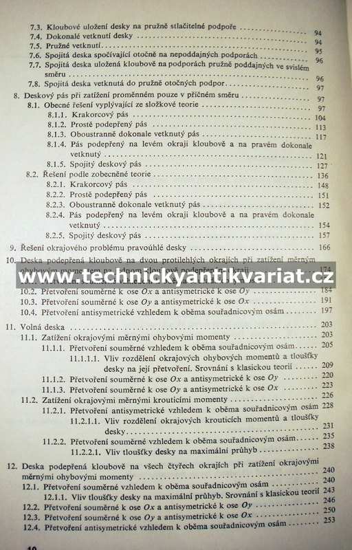 Teorie průžných desek - Vladimír Panc (1970)