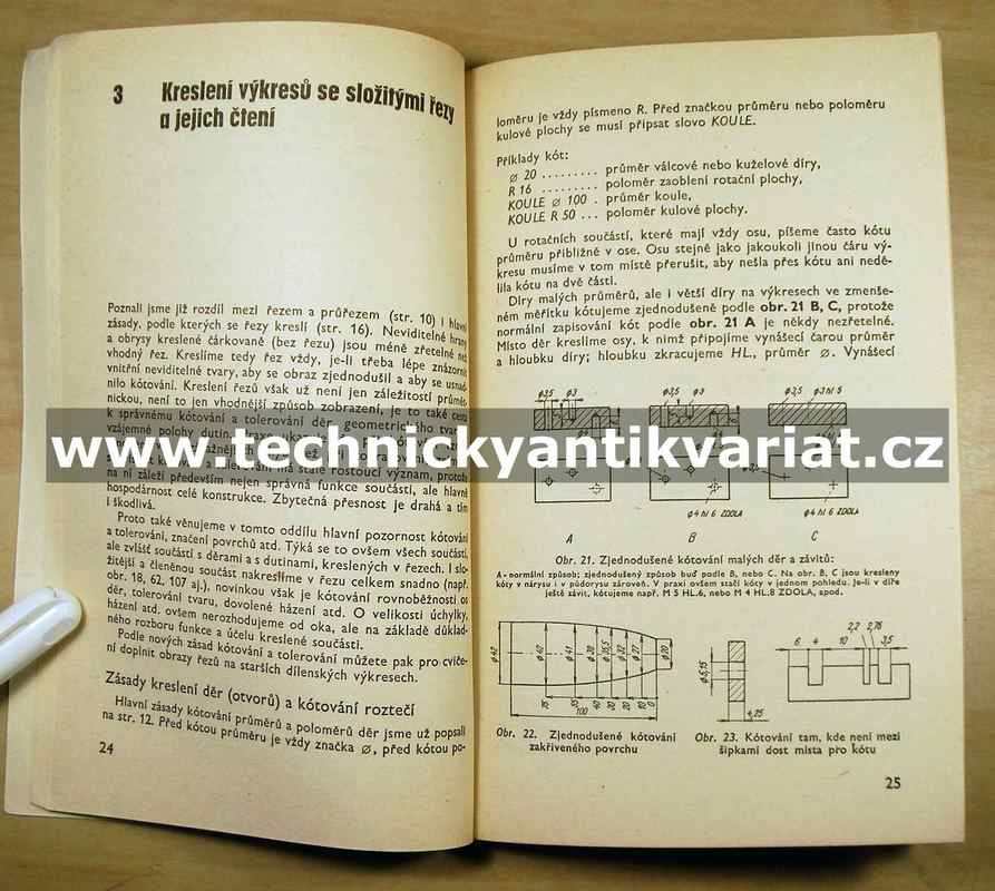 Kurs 90 Technické kreslení ve strojnictví (1965)