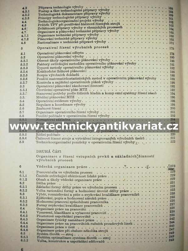Organizace a řízení výroby - Líbal (1983)