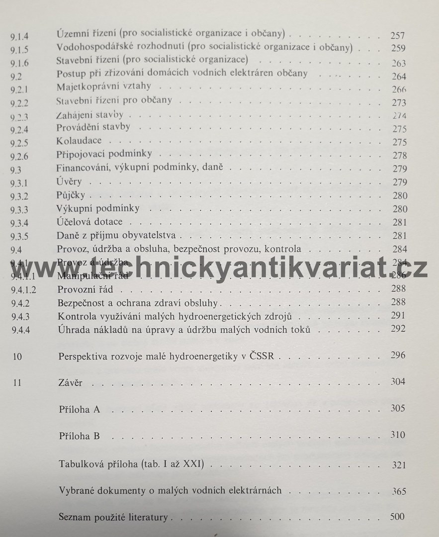 Malé vodní elektrárny 1 - Bednář, Pažout (1987)