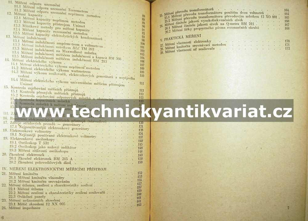 Elektronická měření - His, Vitejček (1961)