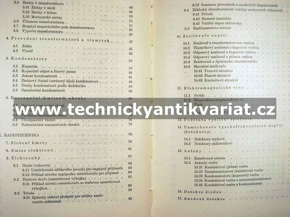 Elektrotechnika - Vostrý (1954)