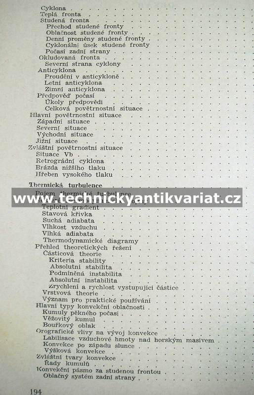 Letecká meteorologie - Jiří Forchtgott (1953)