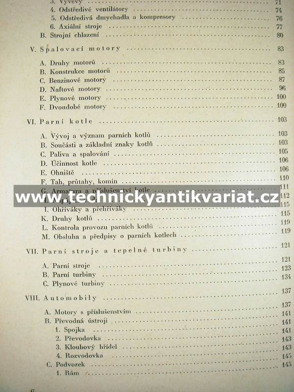 Strojírenství V. Stroje - K. Chochola (1959)