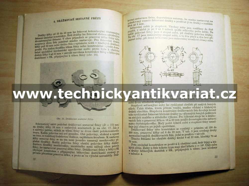 Rychlostní frézování stupňování frézami - Černov (1952)