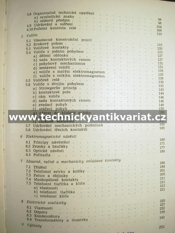Telefonní relé a vodiče - Otakar Klika (1965)