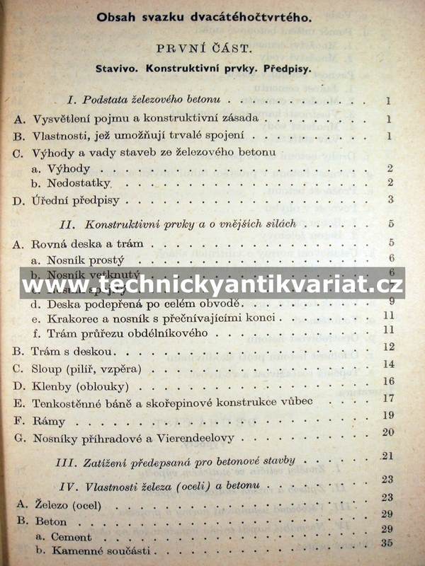 Železový beton II.výpočty (1947)