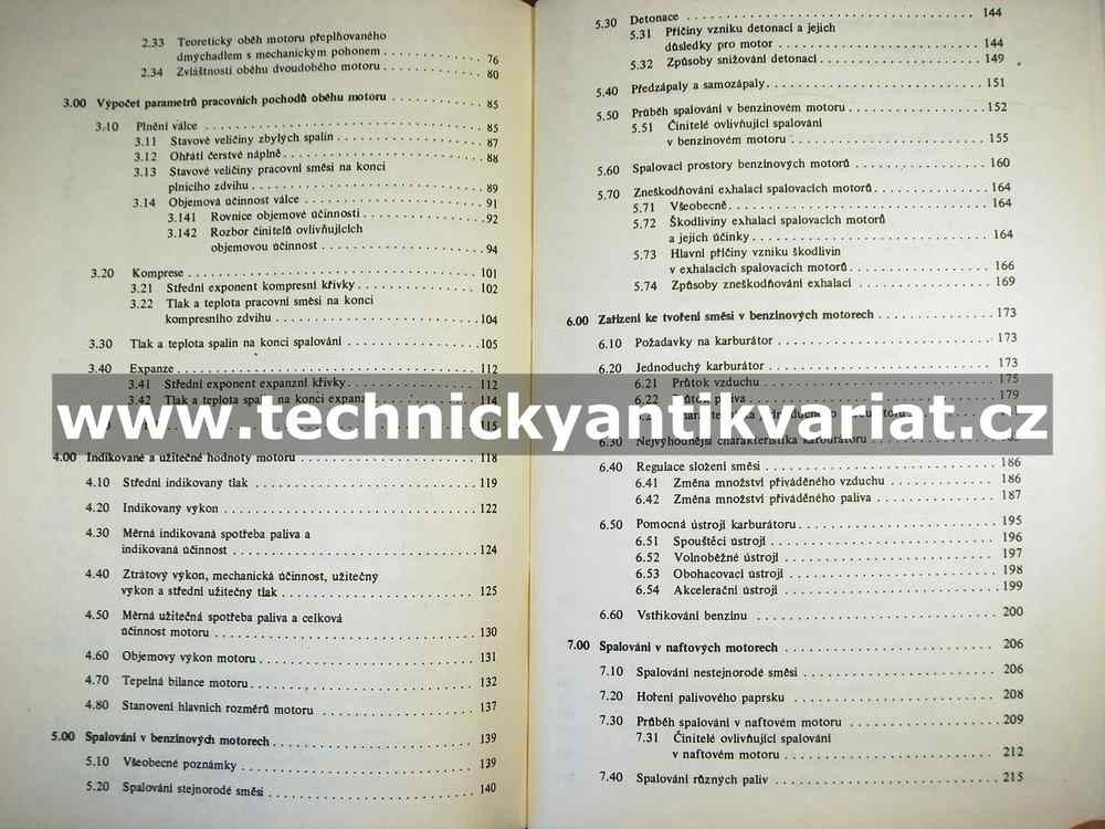 Teorie vozidlových spalovacích motorů - Ladislav Kovařík (1975)