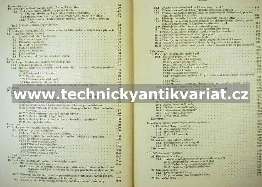 Prvky regulačních obvodů - Balda, Strejc, Krampera (1958)