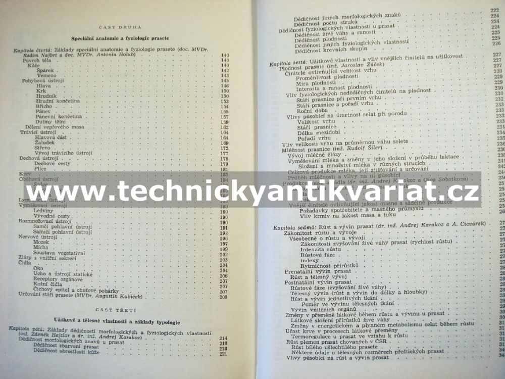 Speciální zootechnika III. Chov prasat (1960)