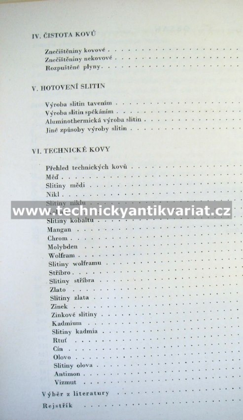 Metalografie neželezných kovů - Vojtěch Jareš (1955)