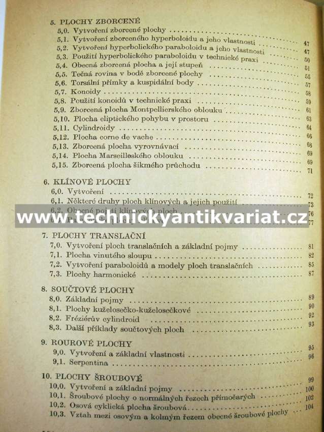 Plochy stavebně inženýrské praxe - Kadeřávek, Havel, Harant (1958)