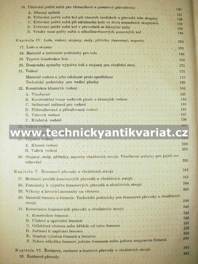 Výpočet a konstrukce obráběcích strojů I. - N.S.Ačerkan (1955)