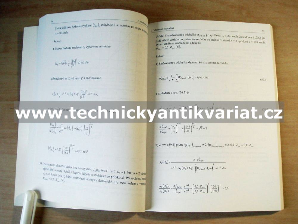 Úloha z dynamiky motorových vozidel - František Vlk (2001)