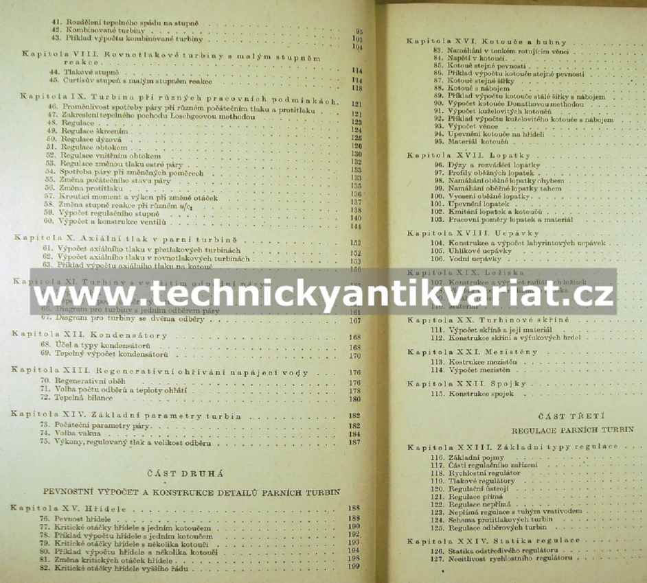 Theorie a konstrukce parních turbín - Kirillov, Kantor (1953)