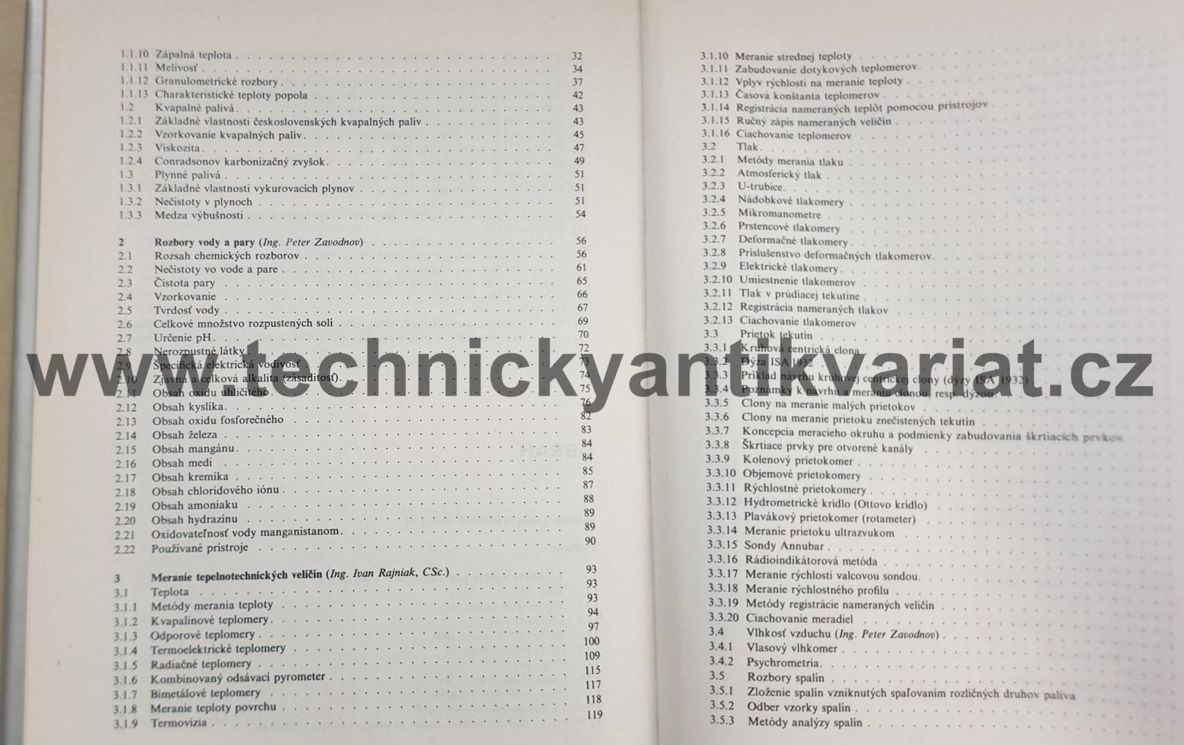 Meranie v tepelnej energetike - Ivan Rajniak (1989)