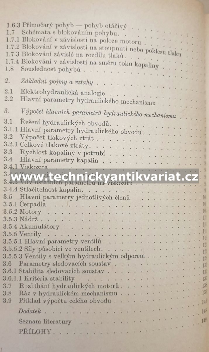 Hydraulické mechanismy - Josef Prokeš (1963)