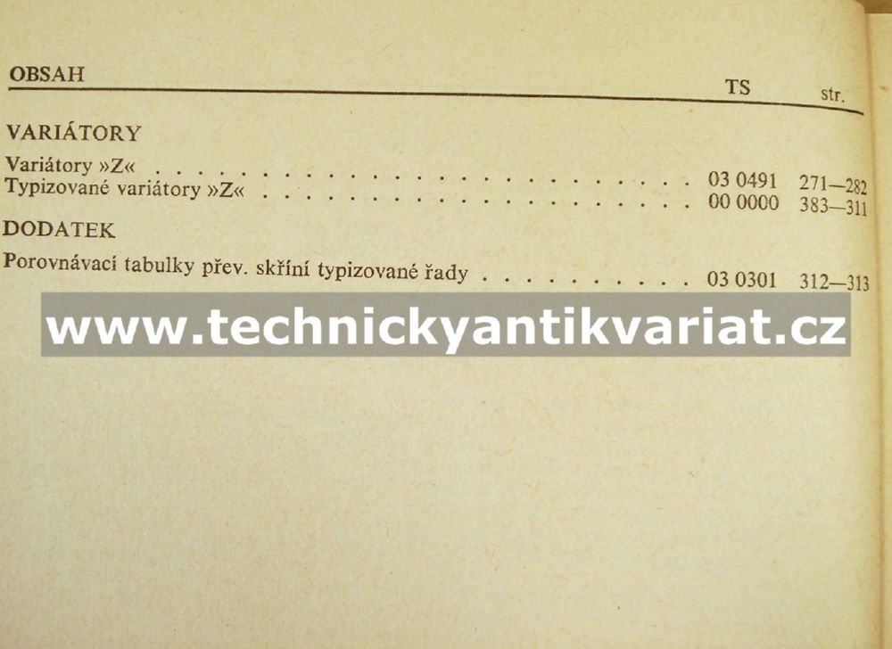 Katalog typizovaných průmyslových převodovek (1967)