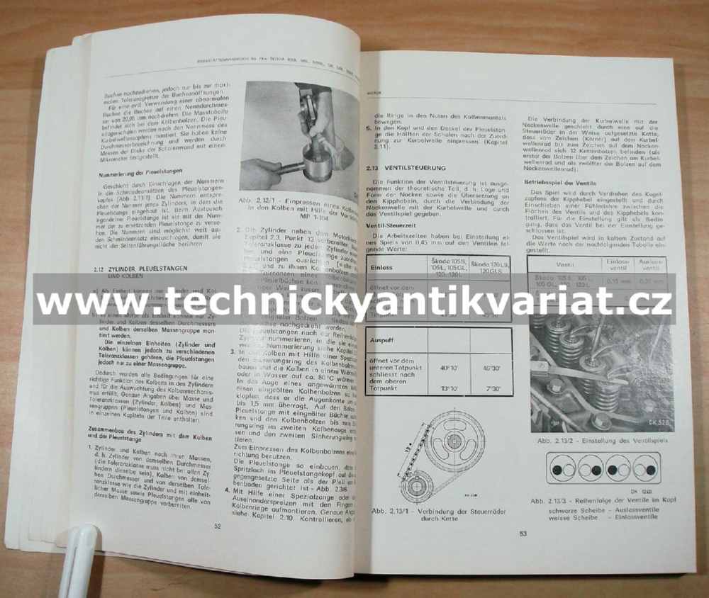 ŠKODA 105S, 105L, 105GL, 120, 120L, 120LS, 120GLS, RAPID - Werkstattenhandbuch (1983)