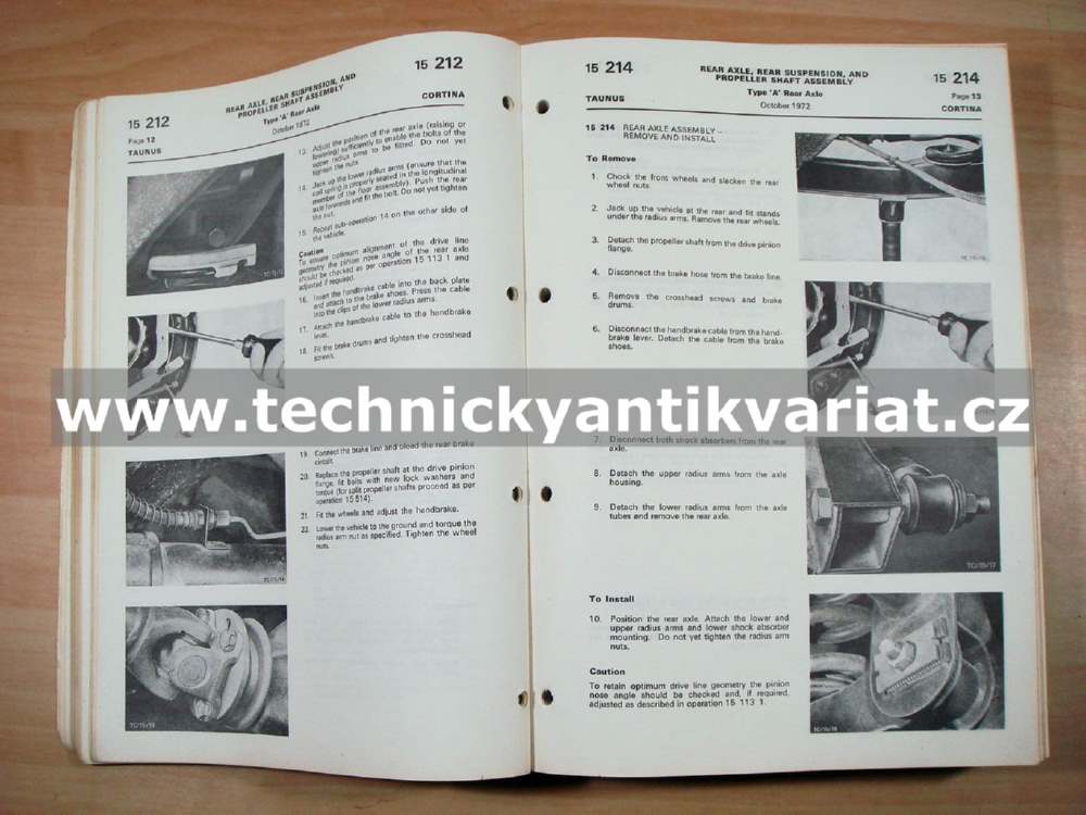 Ford Taunus and Ford Cortina - Workshop Manual (1970-1976)