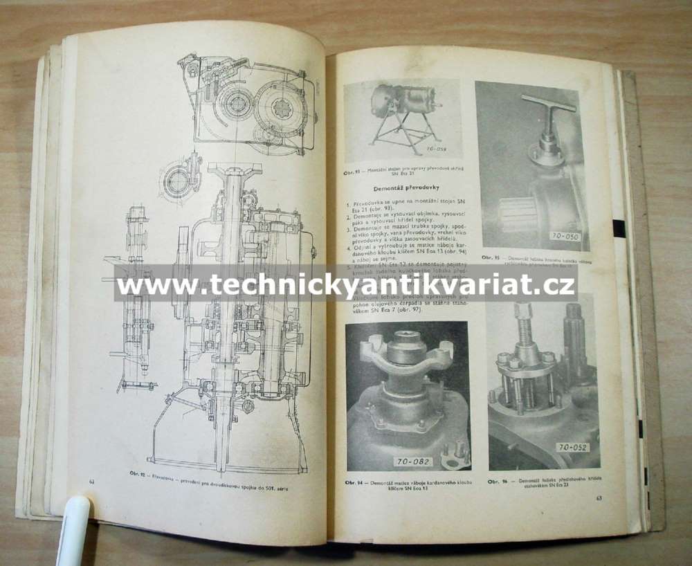Škoda 706 RT - dílenská příručka (1966)