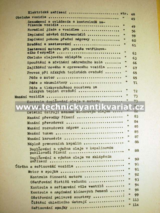 Tatra 138 S1, Tatra 138 S3 - příručka (1964)