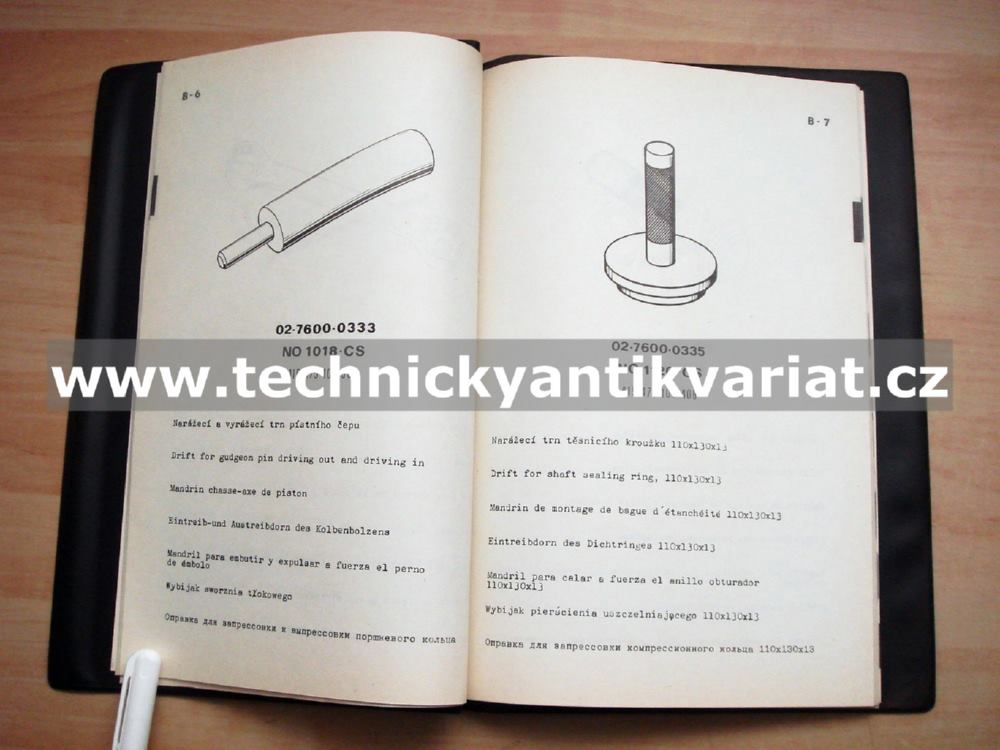 Avia A15,A20,A30 - montážní nářadí a přípravky (1980)