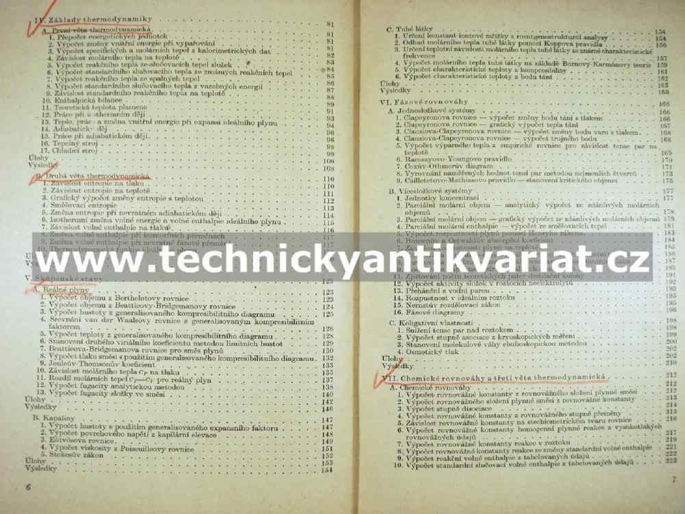 Příklady a úlohy z fysikální chemie - Bareš, Černý, Fried, Pick (1957)