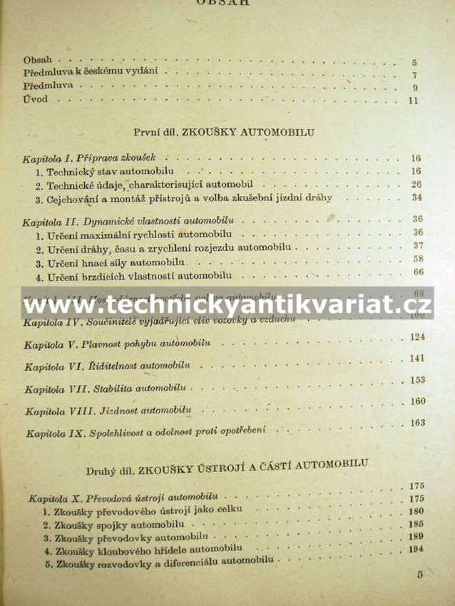 Zkoušení automobilu - Falkevič, Divakov (1954)