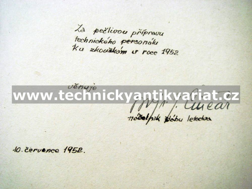 Spalovací turbíny pro letadla - Inozemcev, Zujev (1952)