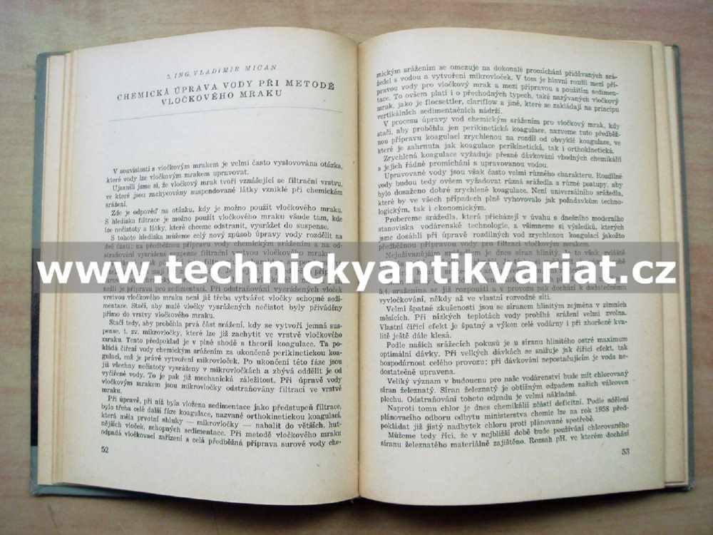Péče o čistotu vod VI. - Adolf Petrů (1954)