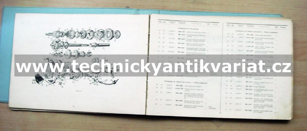Simca Aronde 1300 - katalog náhradních součástí (1959)