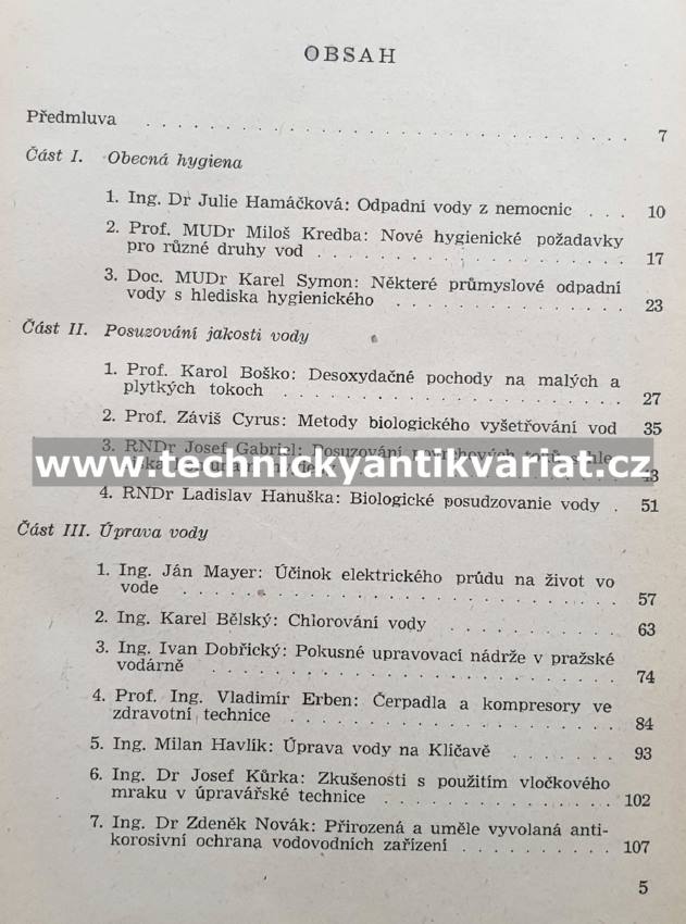 Péče o čistotu vod IV. - Adolf Petrů (1955)