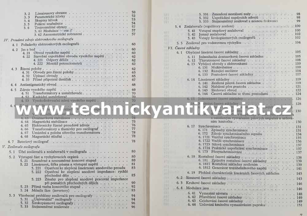 Elektronkový oscilograf - Norton Nadler (1954)