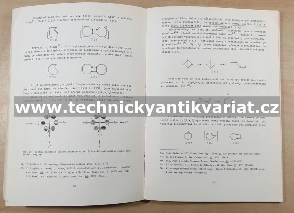 Princip zachování orbitalové symetrie při chemických reakcích - Woodward, Hoffmann (1973)