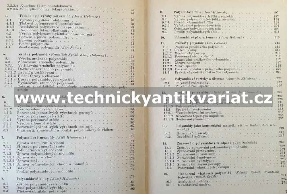 Polyamidy - Veselý, Sochor (1963)