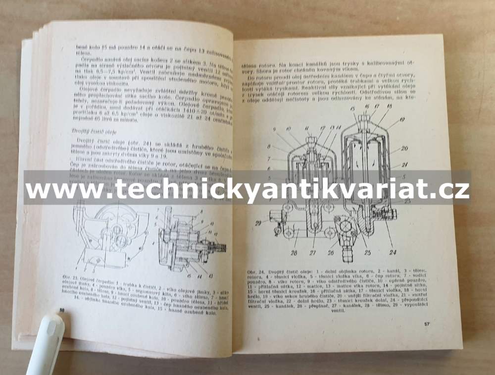 Vznětový motor SMD 14 - popis konstrukce, katalog (1966)