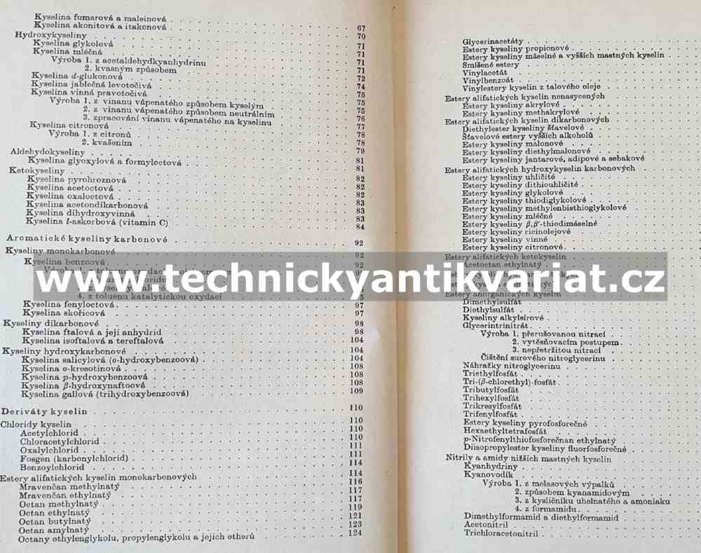 Organická technologie II. - Viktor Ettel (1956)