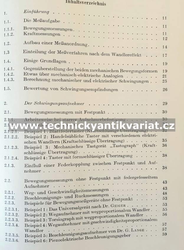 Einführung in die Messung mechanischer Schwingungen - Holzweissing (1963)