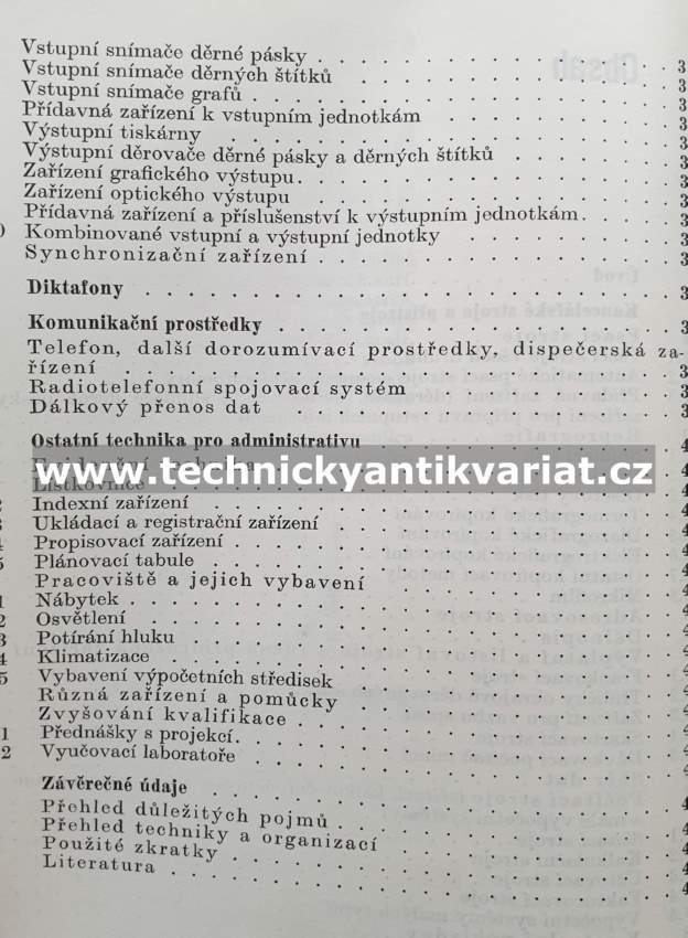 Kancelářské stroje, stroje na zpracování informací a pomocná zařízení ze zemí RVHP - Svoboda (1977)