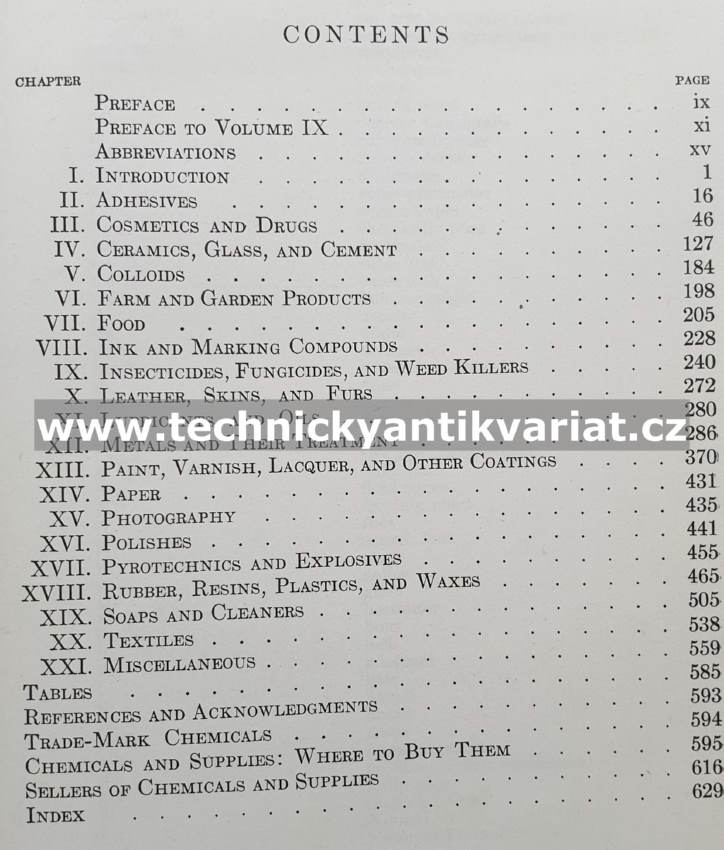 The chemical Formulary IX. - H. Bennett (1951)