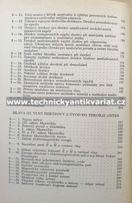 Základy radiotechniky II. Theorie radioelektrického sdělování - Josef Stránský (1951)