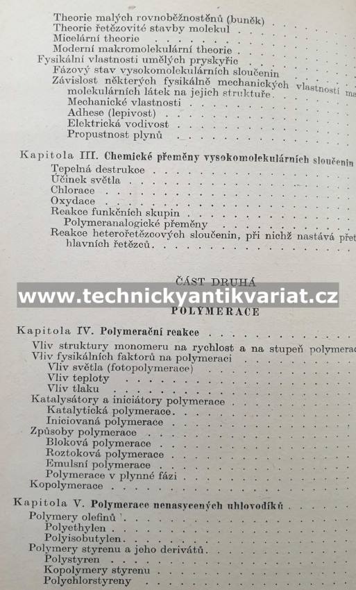 Chemie umělých pryskyřic - Losev, Petrov (1955)