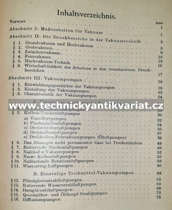 Vakuum pumpen in der verfahrenstechnik - Holland, Merten (1951)
