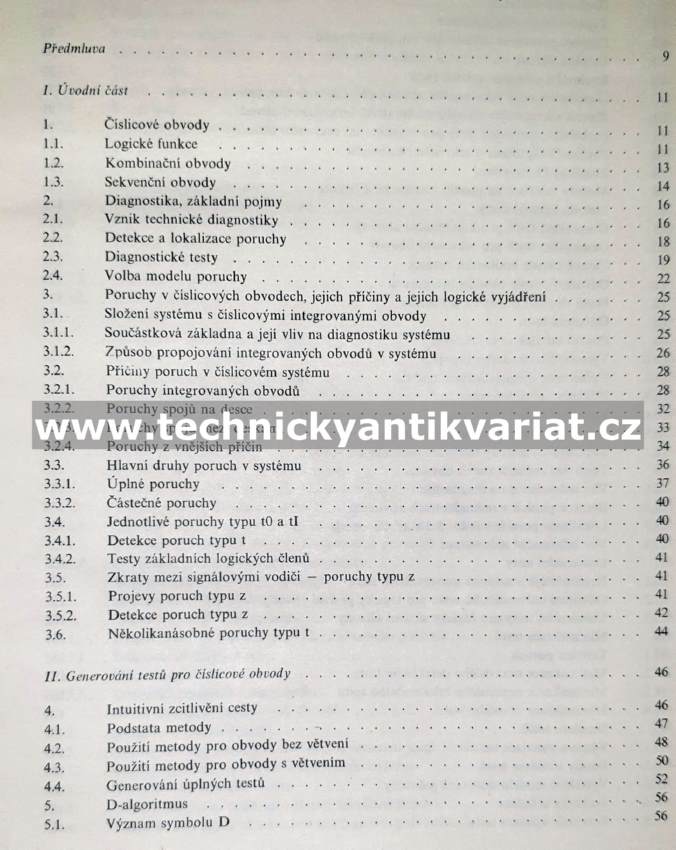 Diagnostika elektrických číslicových obvodů - Hlavička, Kottek, Zelený (1982)
