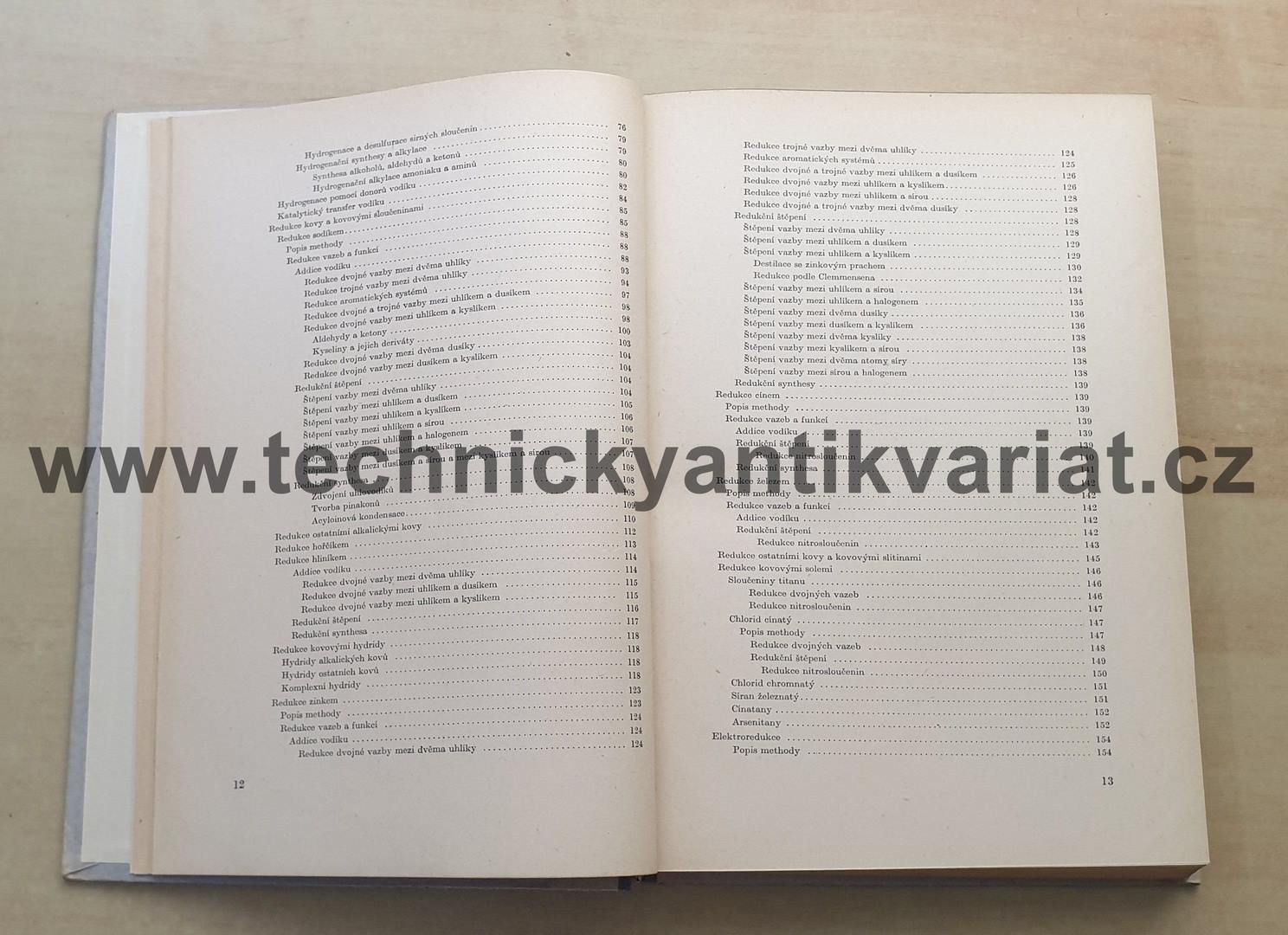 Preparativní reakce v organické chemii I. Redukce a oxydace - Trojánek, Hudlický (1953)